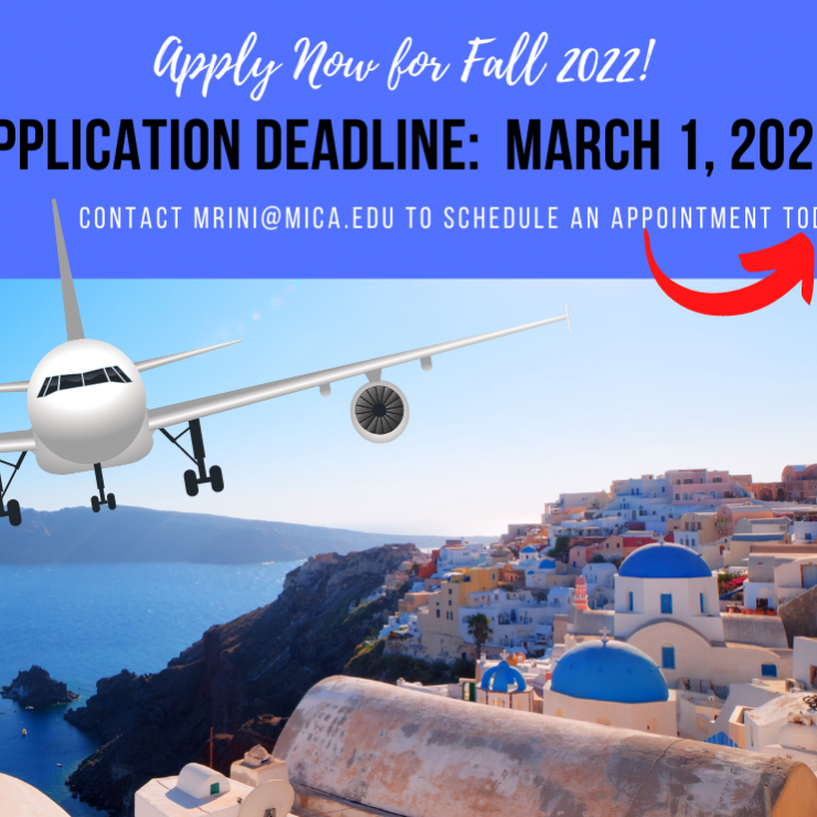 Mica Fall 2022 Schedule Study Abroad Application Preview | Mica
