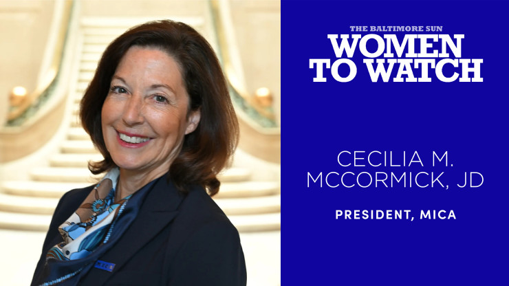 Cecilia McCormick, president, Maryland Institute College of Art. Photo by Lloyd Fox/Baltimore Sun Staff.