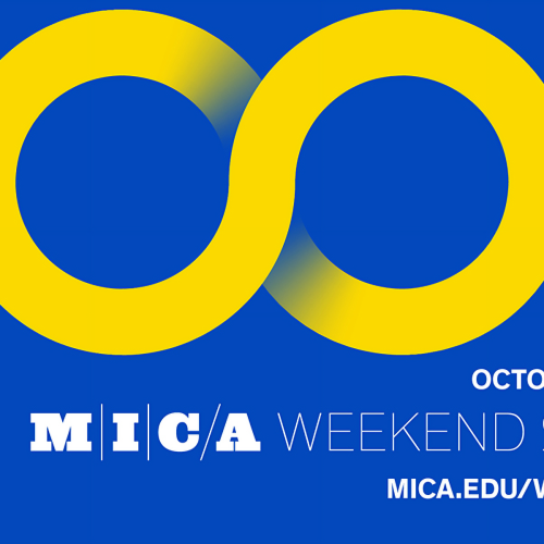 Number 200 in yellow with MICA weekend details on the left