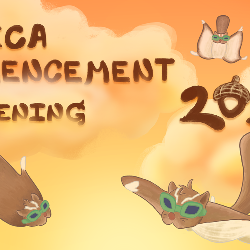MICA Commencement Screening 2026 poster designed by Karyme Ayala