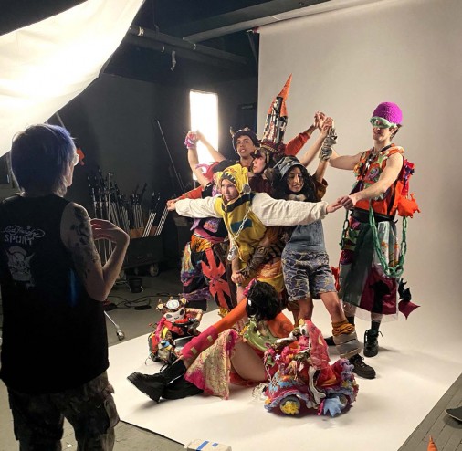 BTS of Cab's Deep Web Fashion Adventure