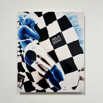 self-portrait, c. 1990 (Cross Colour Work series), 1990. Artwork by Lola Flash ’81 (Photography BFA)