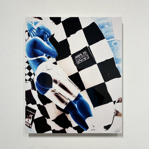 self-portrait, c. 1990 (Cross Colour Work series), 1990. Artwork by Lola Flash ’81 (Photography BFA)