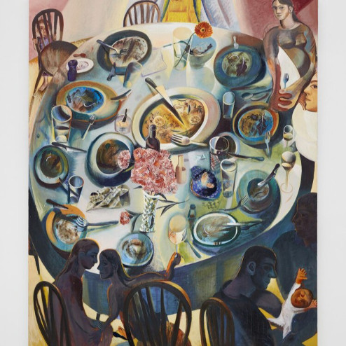 Louis Fratino ’15 (Painting BFA). Among women only, 2020.