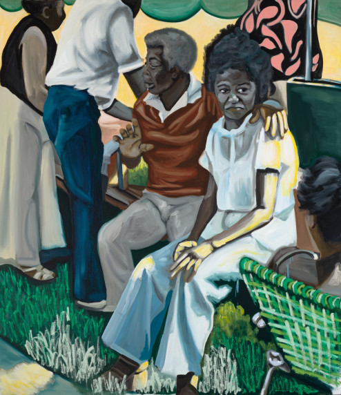 Jerrell Gibbs. Family reunion. 2026. Courtesy of the artist and Galerie Myrtis. Artwork © 2026 Jerrell Gibbs