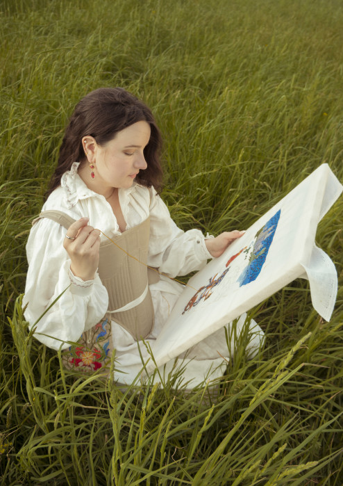 Elizabethan Undergarments (View 1) by Freyja Golbach ’21 (Painting BFA)