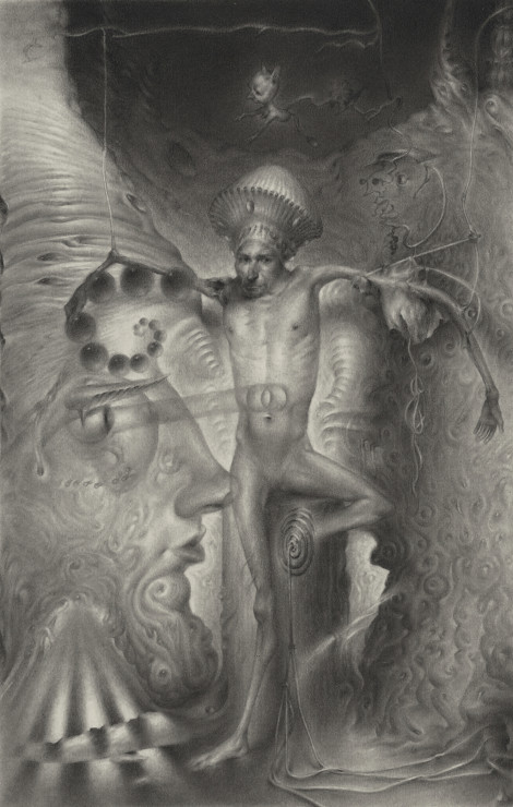 Klara Seib ‘26 (Painting and Studio and Humanities Sciences BFA) Image credit: Fish Bladder Configurations, 2026, graphite on paper, 11 x 7 inches