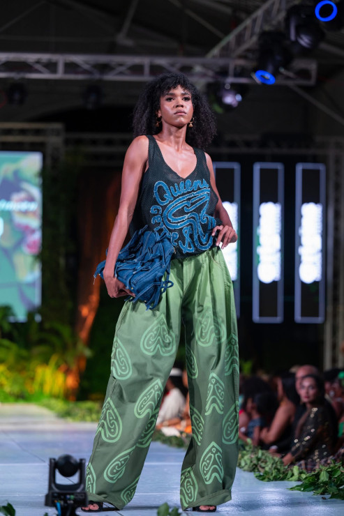  Runway look from Ali’s “Something Between” collection, 2025.
