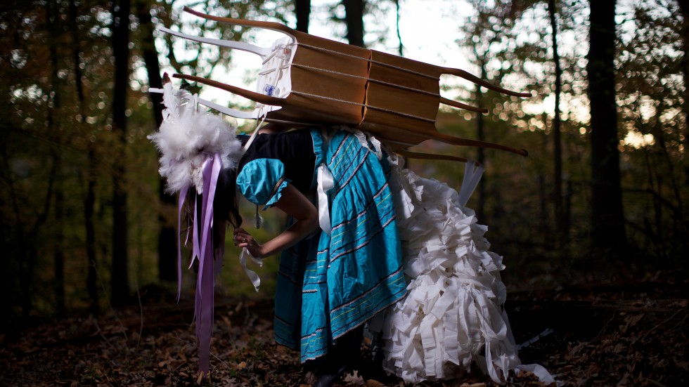 MEAGHAN CARPENTER IN THE PERFORMANCE PIECE THAT INSPIRED HEX FERMENTS. PHOTO BY SHANE CARPENTER.