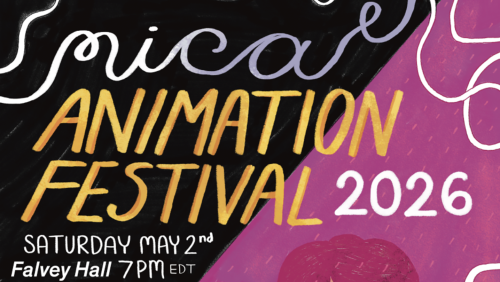 MICA Animation Festival 2026 poster designed by Nate O'Hara